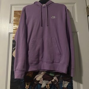 Nike light purple oversized hoodie